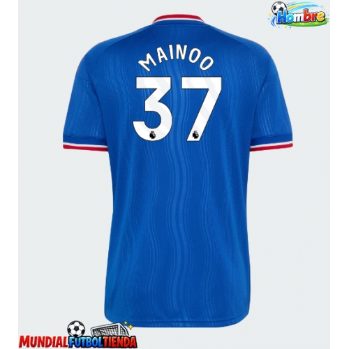 Camiseta Manchester United Kobbie Mainoo #37 Segunda Equipación Replica 2026-27 mangas cortas
